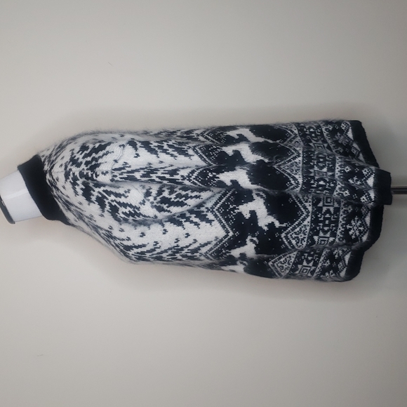 Vintage Rafaella Nordic Fairisle Holiday Christmas sweater angora lambswool M - Picture 5 of 8